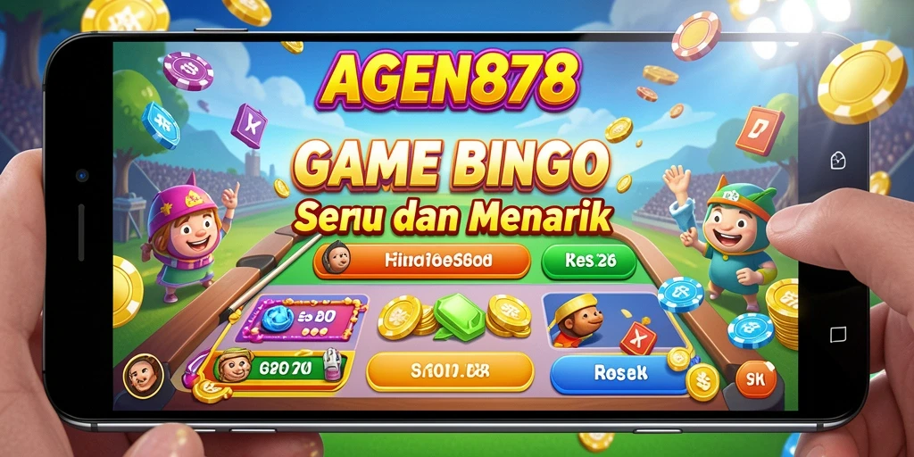 Tampilan gameplay seru dalam AGEN878, penuh dengan keseruan Bingo.
