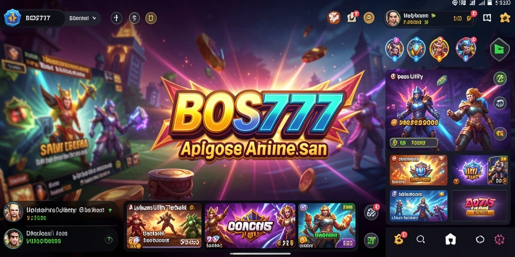 Screenshot utama BOS777 menampilkan antarmuka pengguna yang menarik dan fungsional.