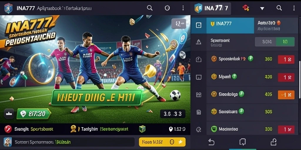 Tampilan gameplay INA777 yang menarik dalam taruhan olahraga.