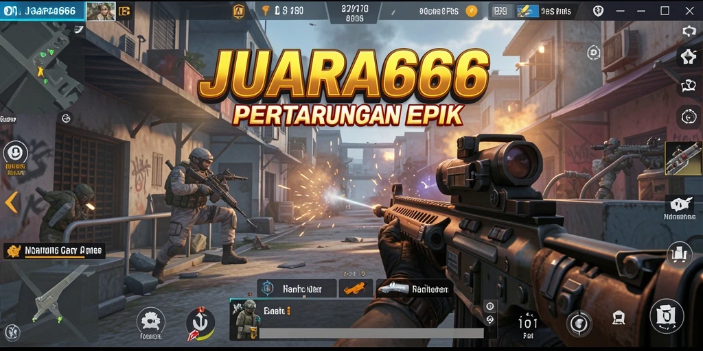 Tampilan gameplay JUARA666 yang menegangkan dan seru.