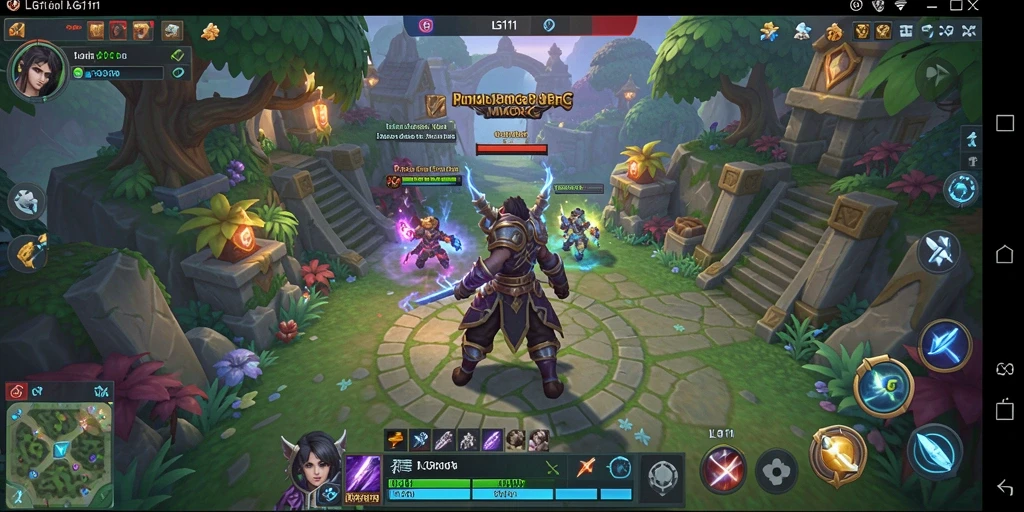 Screenshot gameplay LG111 menampilkan aksi seru dalam dunia MMORPG.