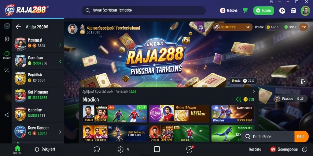 Tampilan gameplay RAJA288 yang menarik dan interaktif.