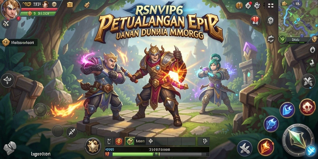 Tampilan gameplay yang memukau dari RSNVIP6 dalam dunia MMORPG.